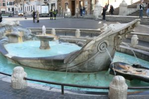 The boat fountain Fontana