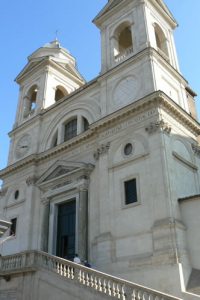 The church of Trinita dei Monti