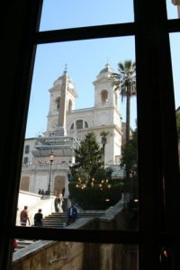 The church of Trinita dei Monti